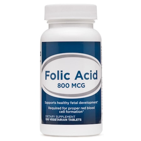 Major & Rugby Pharmaceuticals Folic Acid Tablets, 800Mcg, 2400PK 80681-0074-00